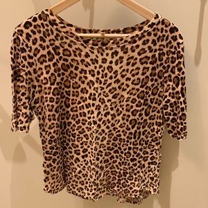 Rebecca Taylor leopard print top